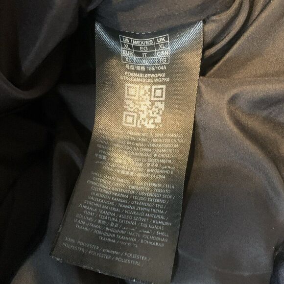 Guess Mens Navy Blue Black Winter Puffer Long Sleeve Jacket Coat XL - Picture 5 of 8